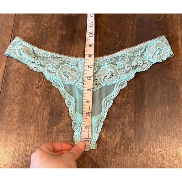 Vintage VICTORIA'S SECRET  Dream Angels Thong Sz-Medium 2009 Silver tag - Picture 11 of 13